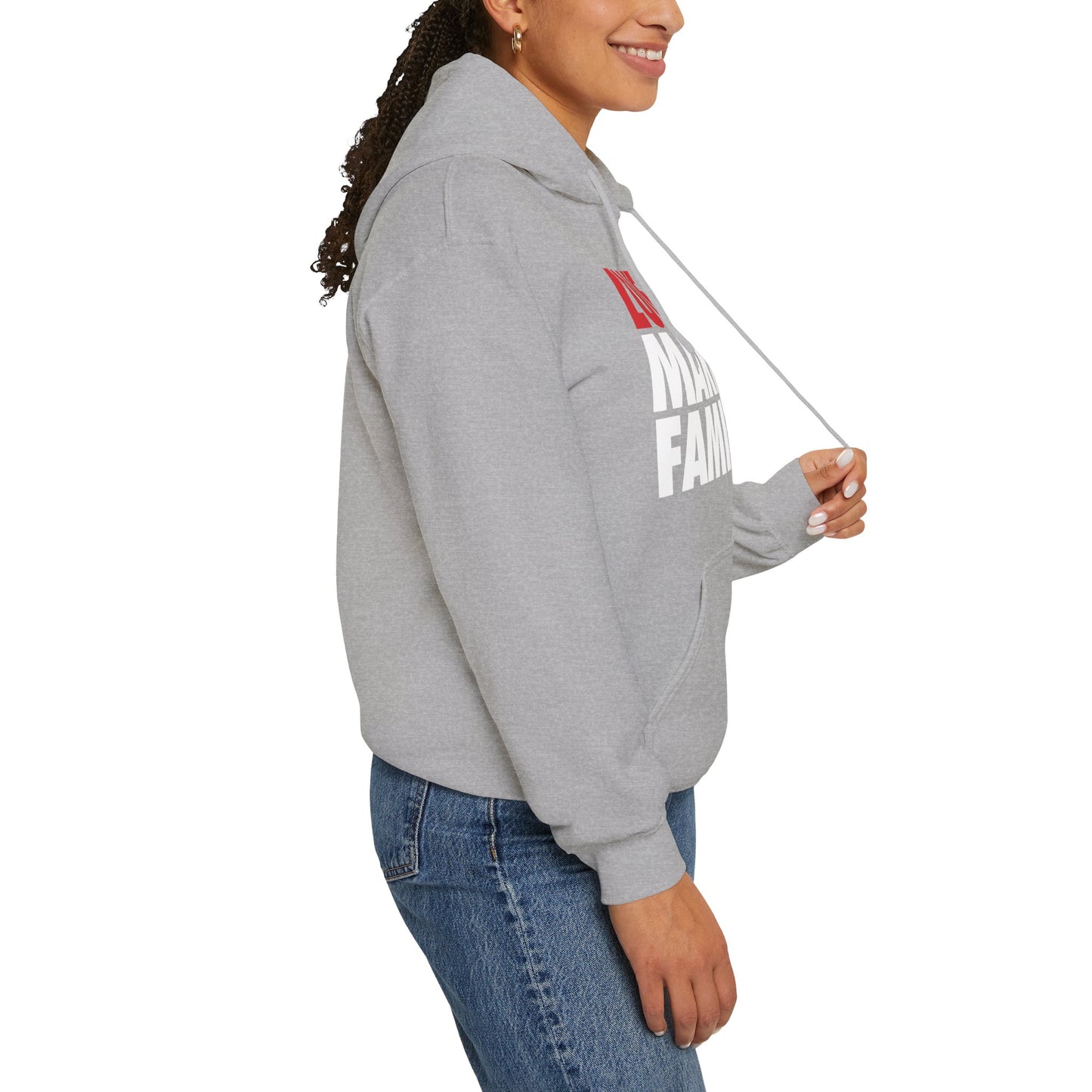 Love Makes a Family Hoodie, Cozy Sweatshirt for Families, Unisex Gift for Parents, Warm Apparel for Celebrations, Family Reunion Outfit
