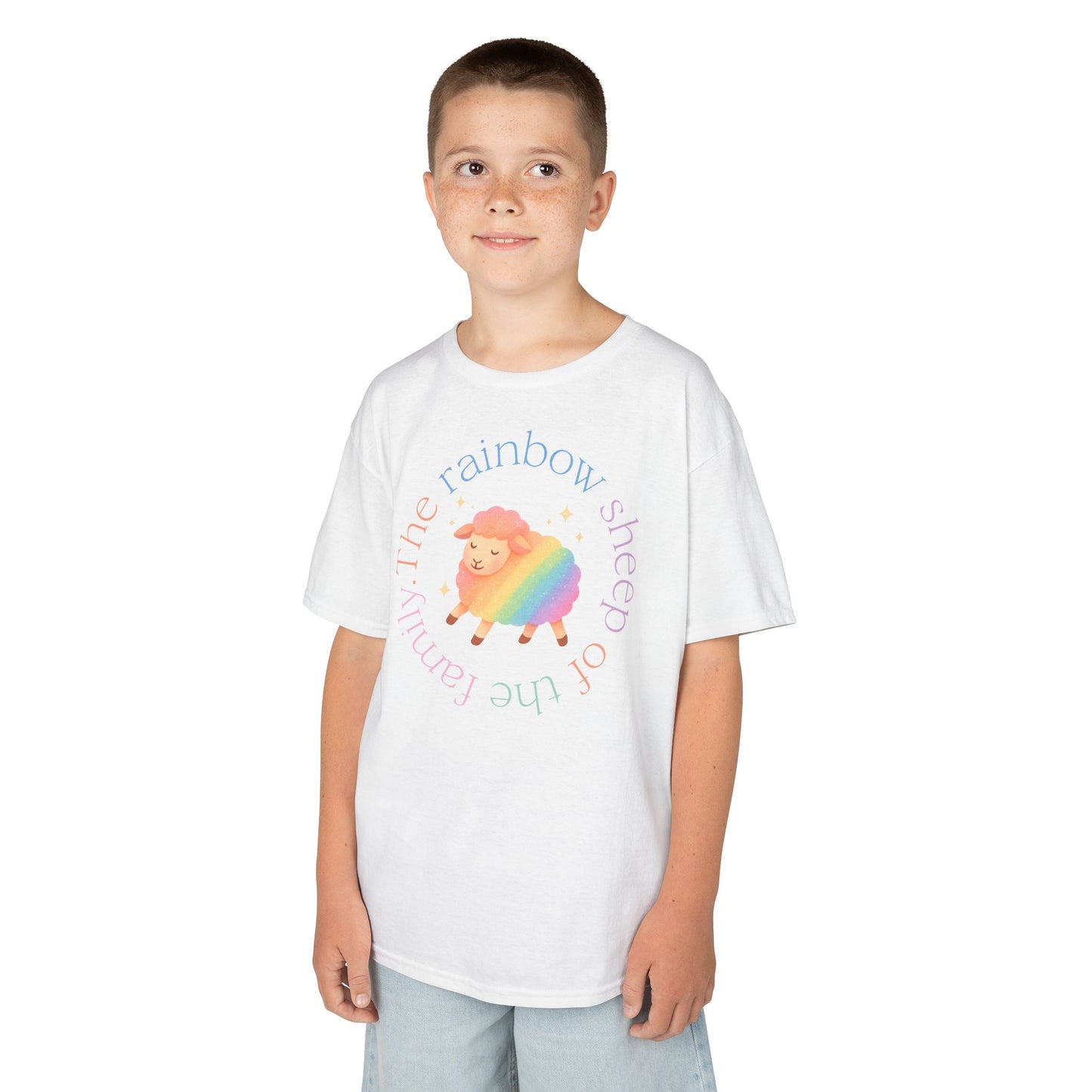 Rainbow Sheep of the Family Kids Tee, Colorful Sheep T-Shirt, Rainbow Families shirt, Love Makes a Family. LGBTQ+ T-shirt, Queer Tee Unisex