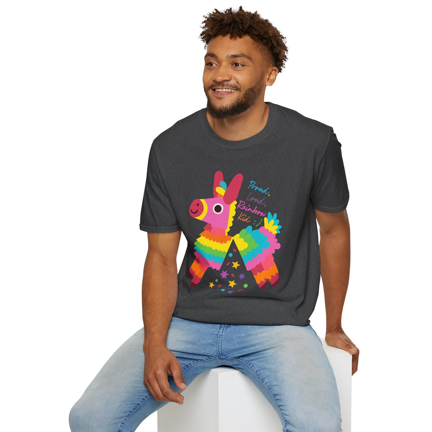 Proud, Loud, Rainbow Kid T-Shirt - Adult, Rainbow Families Australia Tee, Pride Shirt, Unisex LGBTQ+ Apparel, Gift for Queer Parent Tee