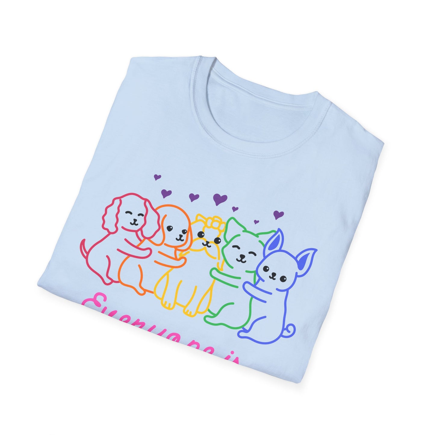 Everyone is welcome here T- Shirt, LGBTQ+ Pride Tee, Diversity and Inclusion Shirt, Love Makes a Family Tee, Rainbow Families Australia T-shirt, Queer Apparel, Pride Supporter