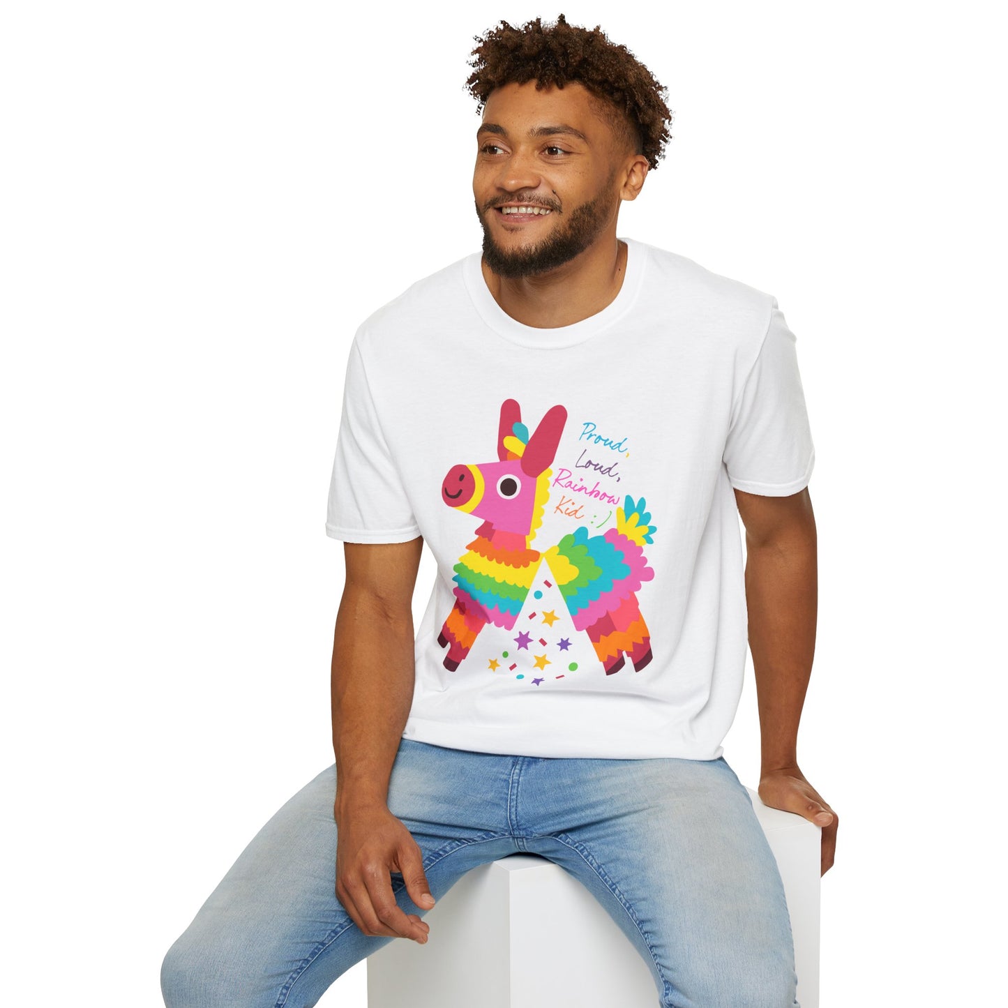 Proud, Loud, Rainbow Kid T-Shirt - Adult, Rainbow Families Australia Tee, Pride Shirt, Unisex LGBTQ+ Apparel, Gift for Queer Parent Tee