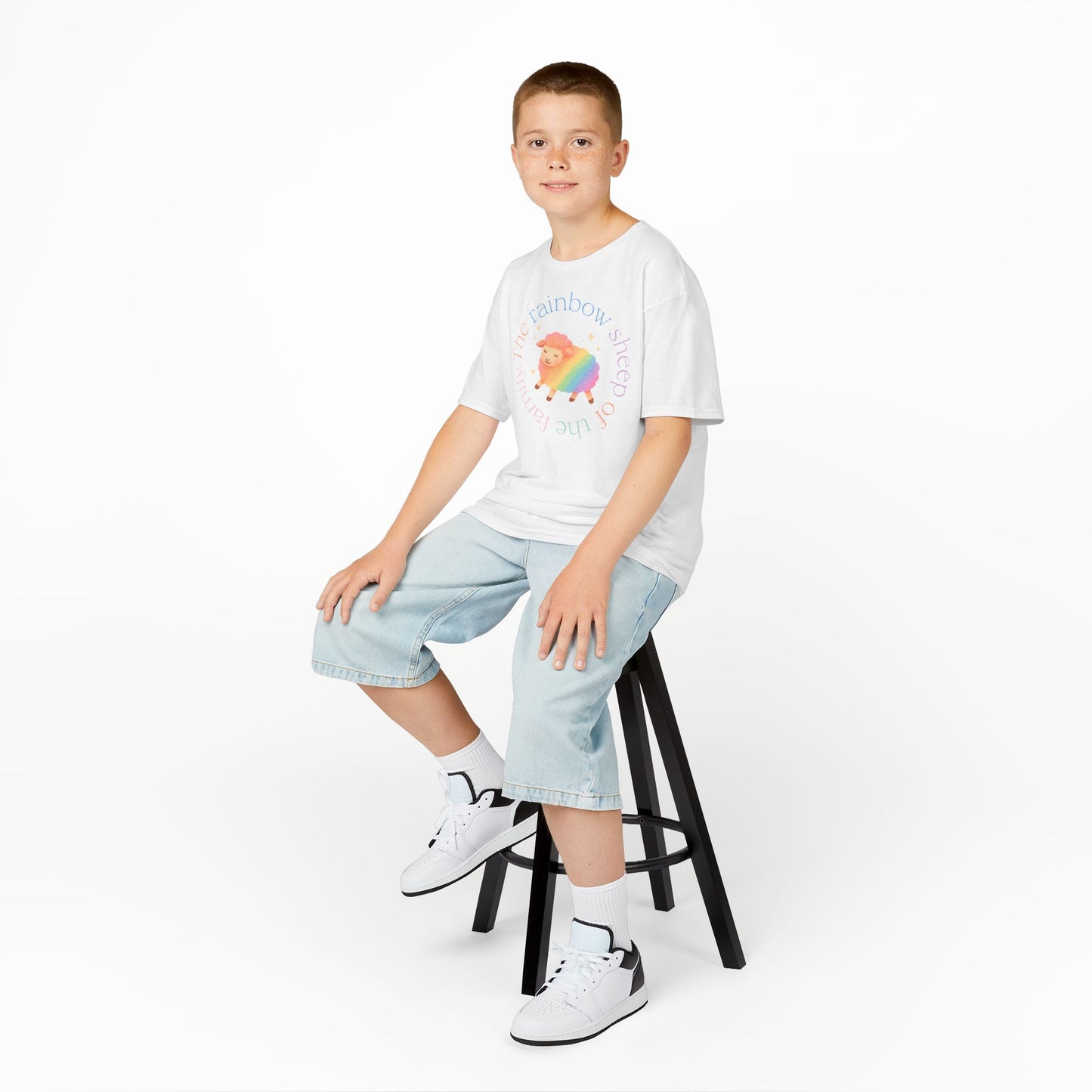 Rainbow Sheep of the Family Kids Tee, Colorful Sheep T-Shirt, Rainbow Families shirt, Love Makes a Family. LGBTQ+ T-shirt, Queer Tee Unisex