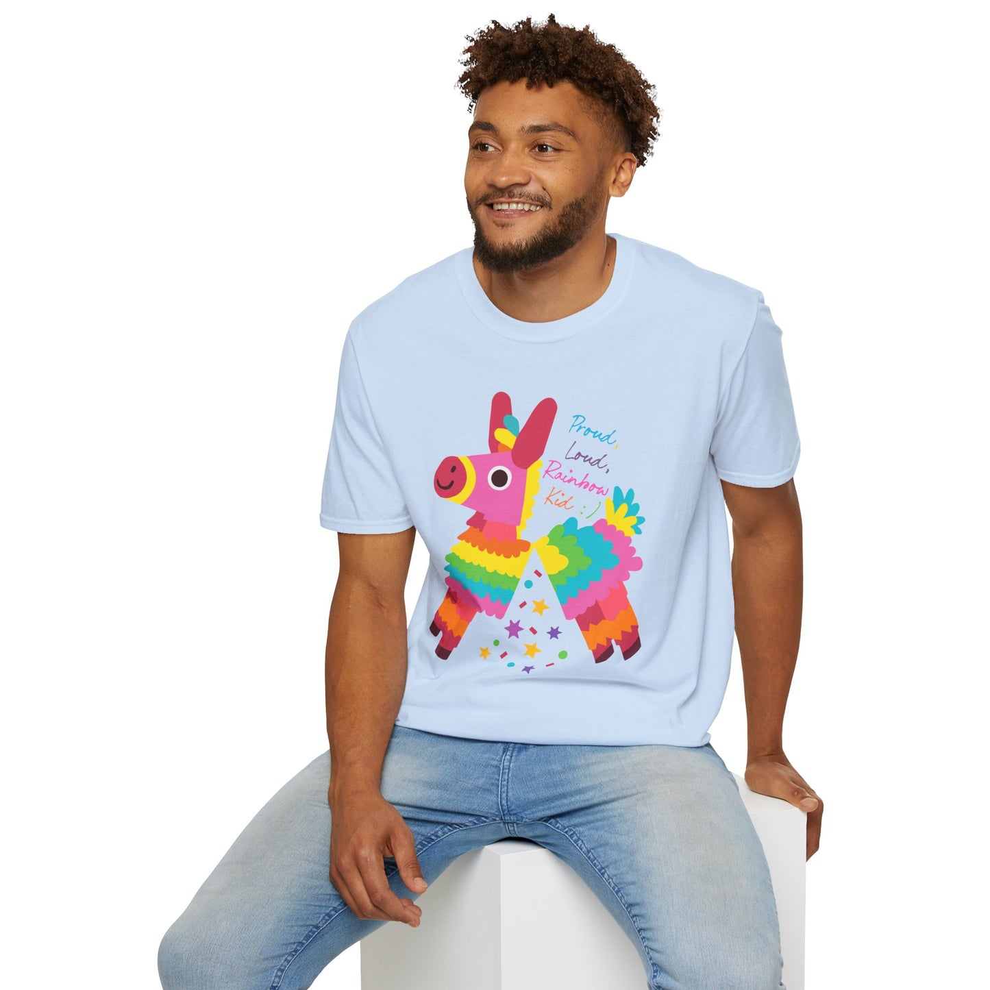 Proud, Loud, Rainbow Kid T-Shirt - Adult, Rainbow Families Australia Tee, Pride Shirt, Unisex LGBTQ+ Apparel, Gift for Queer Parent Tee