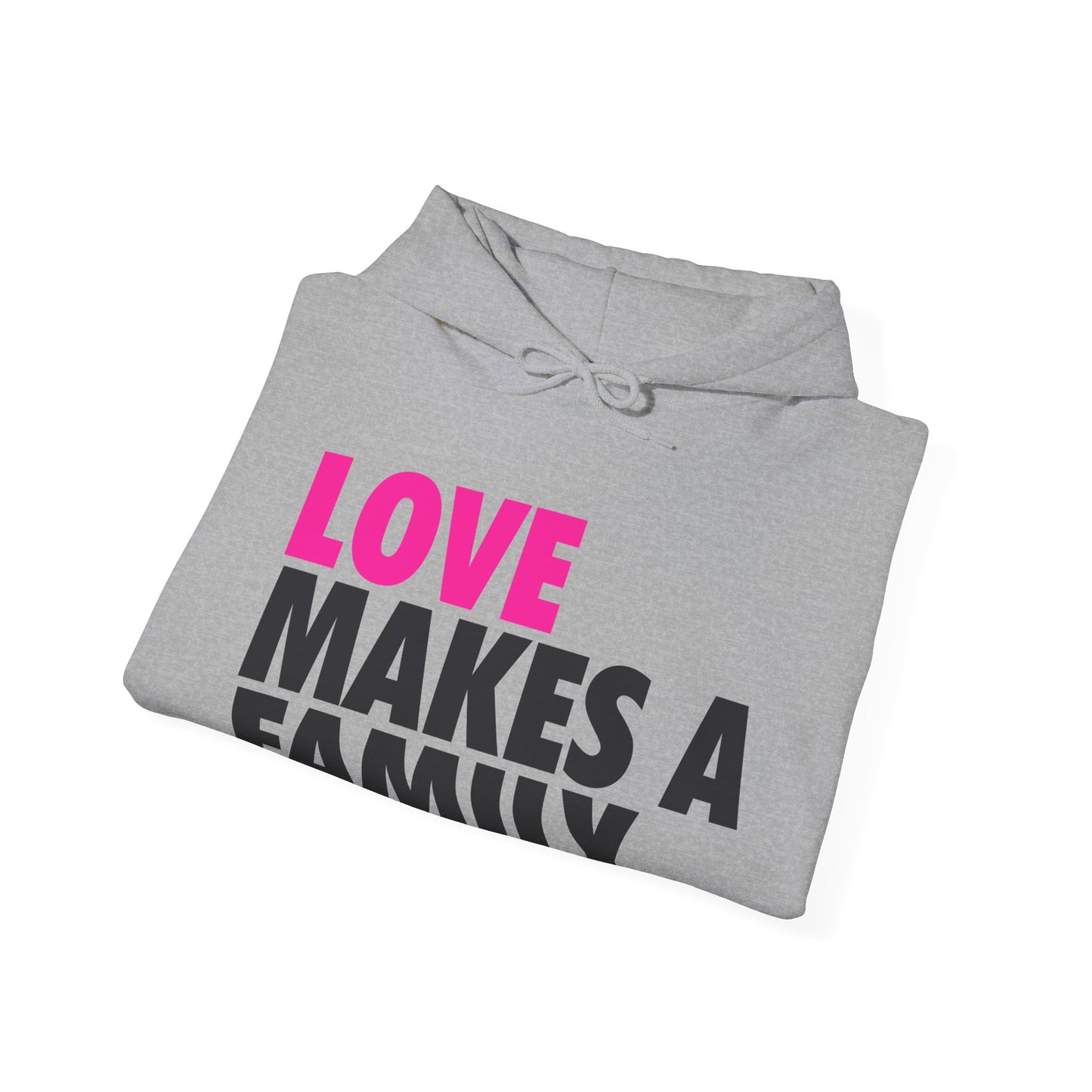 Love Makes a Family Hoodie | Unisex Sweatshirt , Rainbow Families Hoodie, LGBTQ+ Pride Hoodie, Queer Apparel, Rainbow Families Australia Merch.