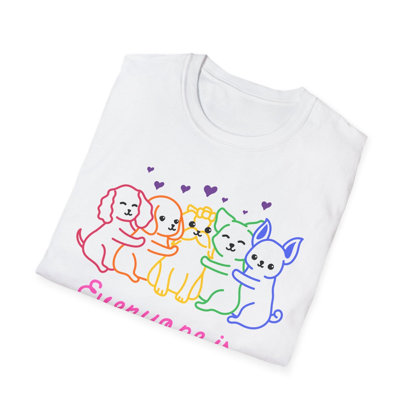 Everyone is welcome here T- Shirt, LGBTQ+ Pride Tee, Diversity and Inclusion Shirt, Love Makes a Family Tee, Rainbow Families Australia T-shirt, Queer Apparel, Pride Supporter