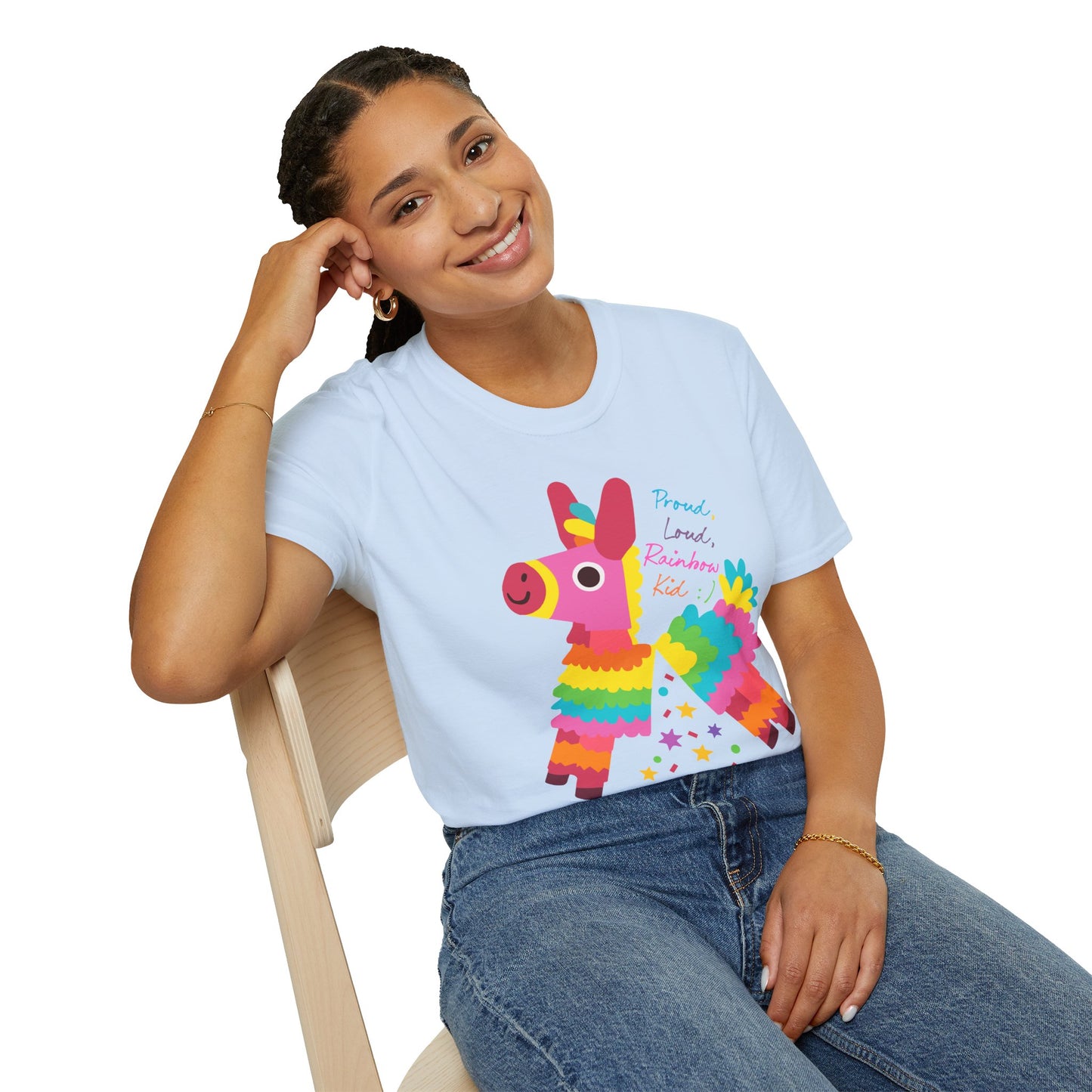 Proud, Loud, Rainbow Kid T-Shirt - Adult, Rainbow Families Australia Tee, Pride Shirt, Unisex LGBTQ+ Apparel, Gift for Queer Parent Tee