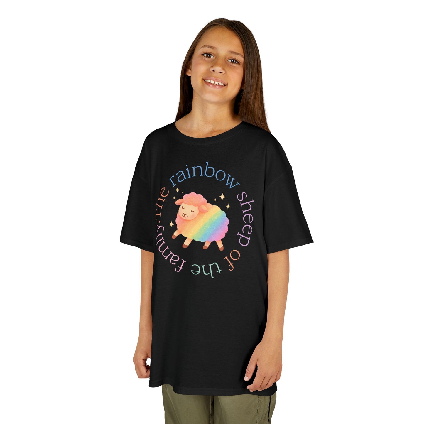 Rainbow Sheep of the Family Kids Tee, Colorful Sheep T-Shirt, Rainbow Families shirt, Love Makes a Family. LGBTQ+ T-shirt, Queer Tee Unisex