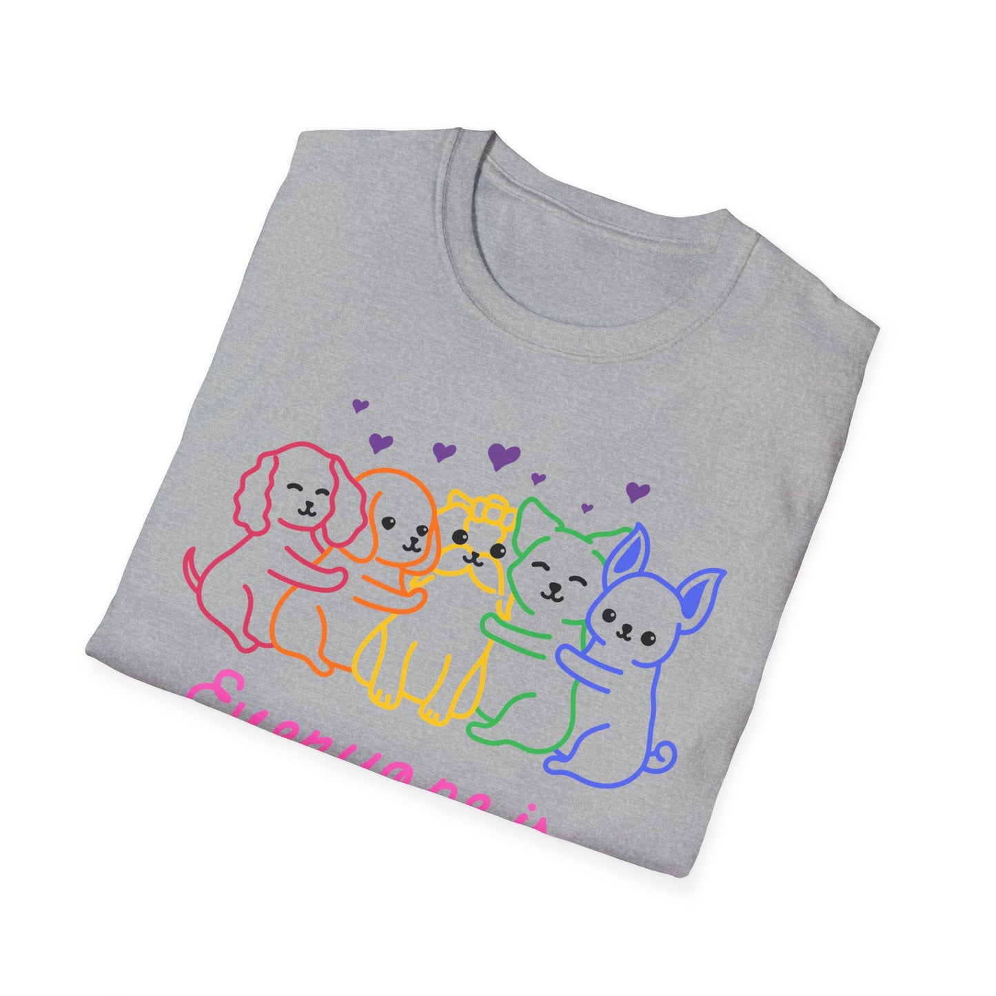 Everyone is welcome here T- Shirt, LGBTQ+ Pride Tee, Diversity and Inclusion Shirt, Love Makes a Family Tee, Rainbow Families Australia T-shirt, Queer Apparel, Pride Supporter
