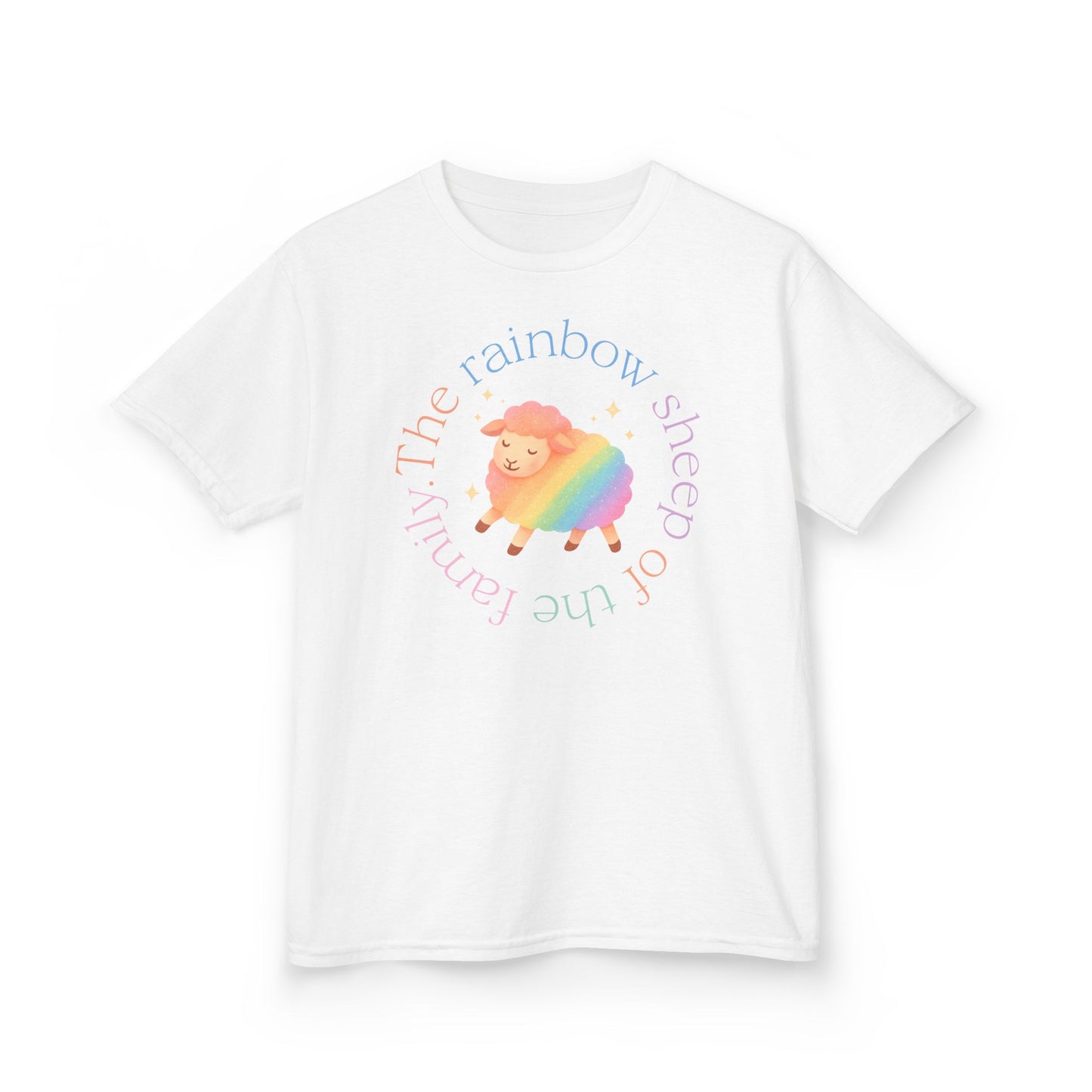 Rainbow Sheep of the Family Kids Tee, Colorful Sheep T-Shirt, Rainbow Families shirt, Love Makes a Family. LGBTQ+ T-shirt, Queer Tee Unisex