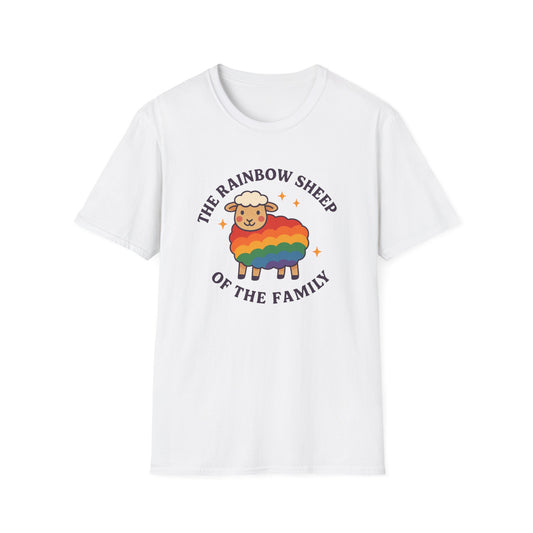 Rainbow Sheep of the Family T-shirt, Unisex Tee, Rainbow Families T-shirt, Pride T-shirt, LGBTQ+ Tee, Queer Apparel, Rainbow Families Tee, Rainbow Families Shirt