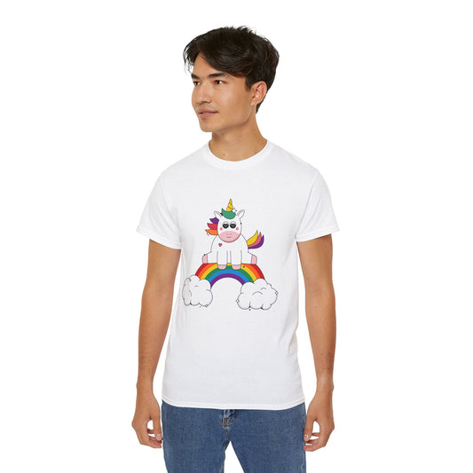 Rainbow Unicorn LGBTQ Pride Tee, Rainbow Families Australia, Cute Pride Tee, LGBTQ T-shirt, Inclusion Tee, Queer Apparel Tee, Family Pride