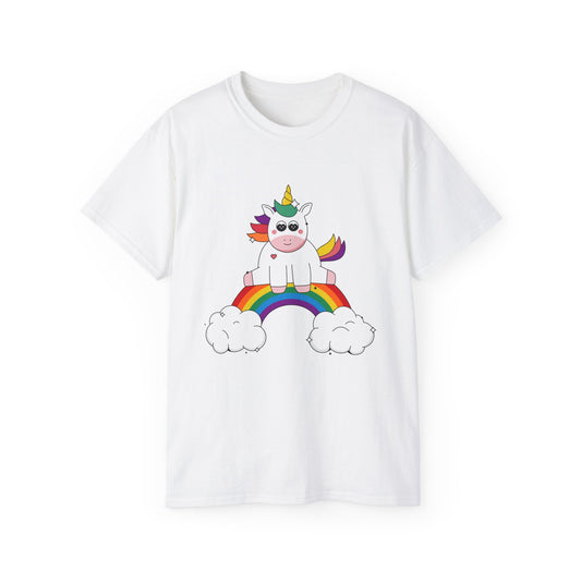 Unicorn Rainbow Unisex Ultra Cotton Tee