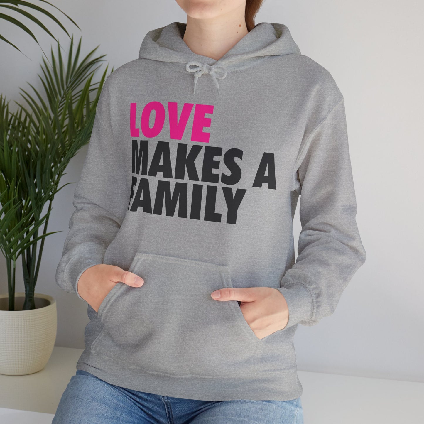 Love Makes a Family Hoodie | Unisex Sweatshirt , Rainbow Families Hoodie, LGBTQ+ Pride  Hoodie, Queer Apparel, Rainbow Families Australia Merch.